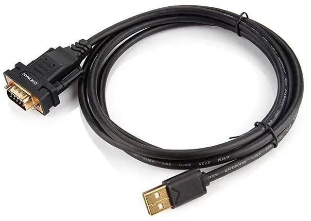 Alt view image 2 of 6 - USB to RS232  USB to Serial Adapter with FTDI ChipsetUSB 20 to Male DB9 Serial Cable for Windows 10 8 7 Vista XP 2000 Linux and Mac OS6ft