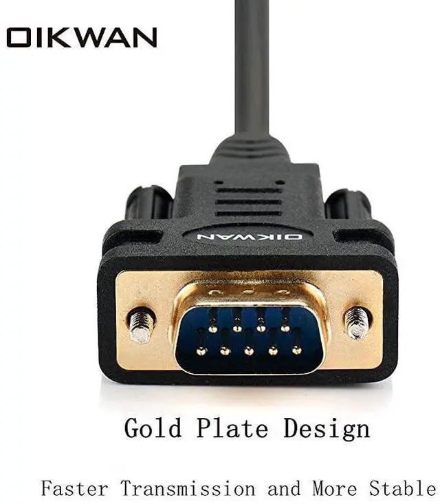 Alt view image 5 of 6 - USB to RS232  USB to Serial Adapter with FTDI ChipsetUSB 20 to Male DB9 Serial Cable for Windows 10 8 7 Vista XP 2000 Linux and Mac OS6ft