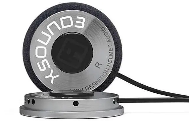 Main image of FOR XSound 3 Full Range High Definition Audio Helmet Speaker with a 35mm Plug for Bluetooth Headset Comms Smartphones and Throat Mics for Motorcycle Ski and Snowboard Helmets