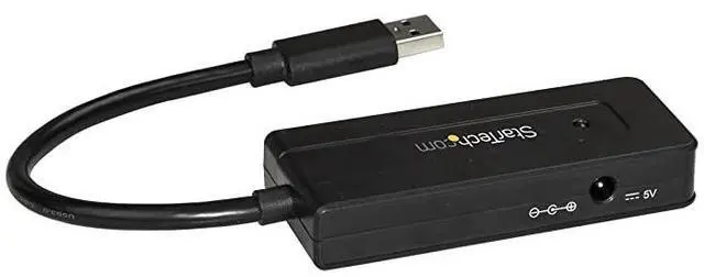 Alt view image 2 of 4 - FOR-com 4 Port USB 30 Hub with Charge Port Small and Compact Powered Mini USB Port Expander w Multiple Ports ST4300MINI