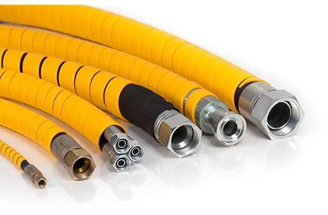 Alt view image 2 of 6 - Spiral Wrap Hose Protector 10 OD 25 Length Yellow
