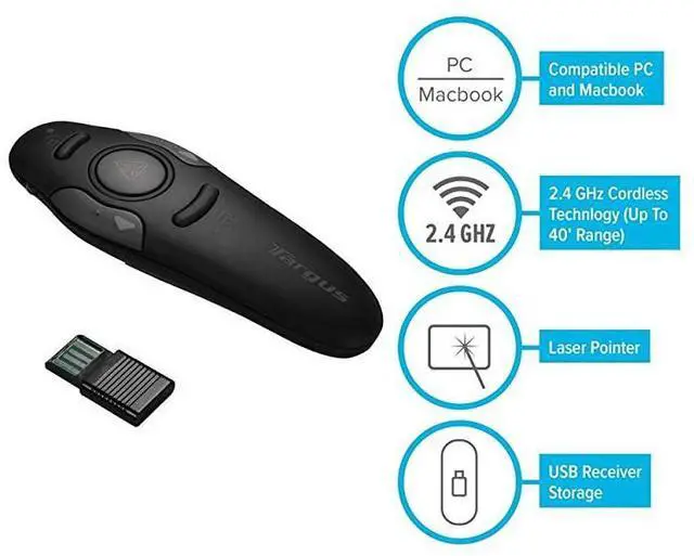Alt view image 7 of 7 - FOR-Wireless Presenter Laser Pointer for Professional Presentation with Simple Control Bluetooth Connection AMP16US52