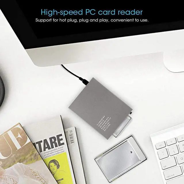 Alt view image 2 of 7 - USB 2.0 PCMCIA Card Reader USB2.0 Interface to PC Card ATA PCMCIA PC Card Memory Card Reader Support 20MB-20G Plug and Play Hot Swap