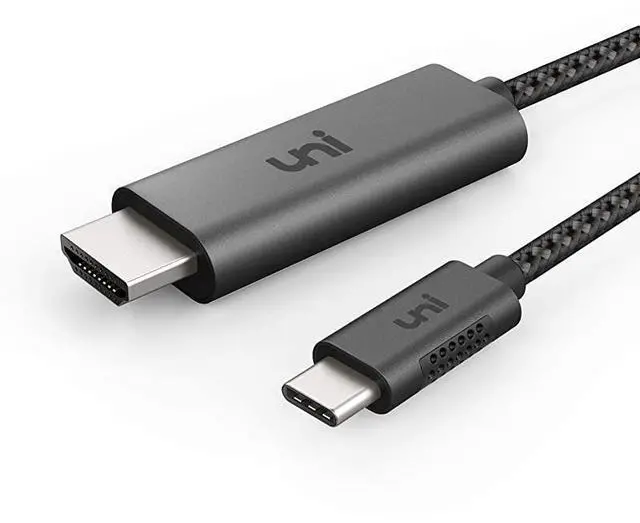 Main image of USB C to HDMI Cable 15ft 4K60Hz  USB Type C to HDMI Cable Thunderbolt 3 Compatible for MacBook Pro 16 20192018 MacBook AiriPad Pro 20202018 Surface Book 2 XPS Samsung S20 and More