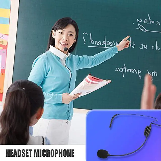 Alt view image 7 of 7 - FOR-Wireless System with Dual Headset MicrophonesLavalier Lapel Mics and Bodypack Transmitters and One Mini Rechargeable Receiver 14 Output for Live Performances