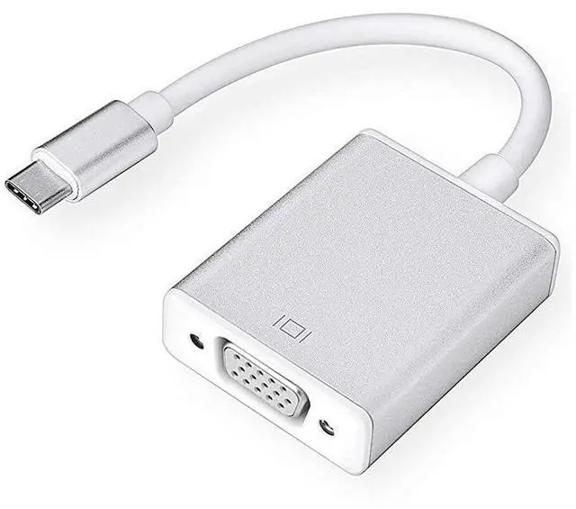 Main image of FOR-USBC to VGA Adapter USB 31 Type C Thunderbolt 3 to VGA Converter Compatible with MacBook Pro New MacBook MacBook Air 2018 Dell XPS 1315 Surface Book 2 and More