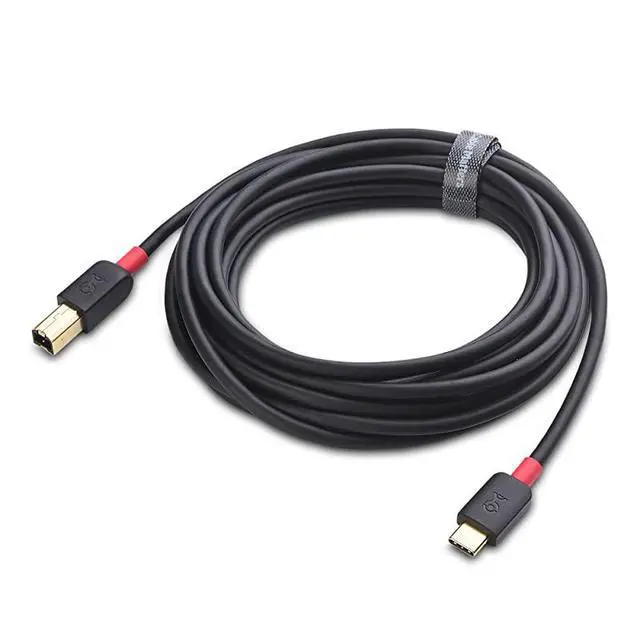 Alt view image 2 of 6 - FOR-USB C Printer (USB C to USB B Cable, USB-C to Printer Cable) in Black 13.1Feet