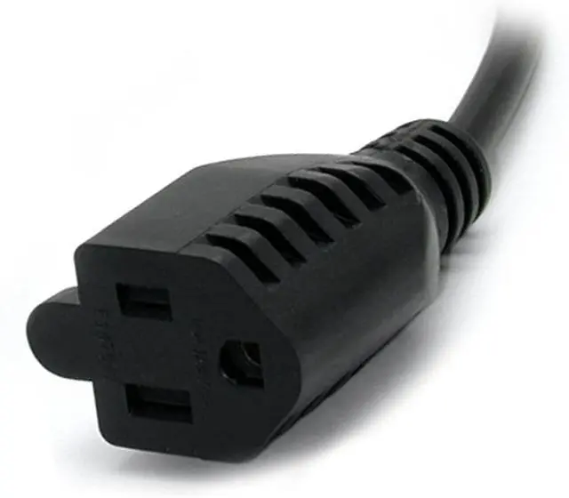 Alt view image 3 of 3 - South City Mall.com 1ft (30cm) Computer Power Cord 10 Pack - C14 to NEMA 5-15R Adapter - Multipack 3-Prong PC Monitor Cable (PAC10010PK)