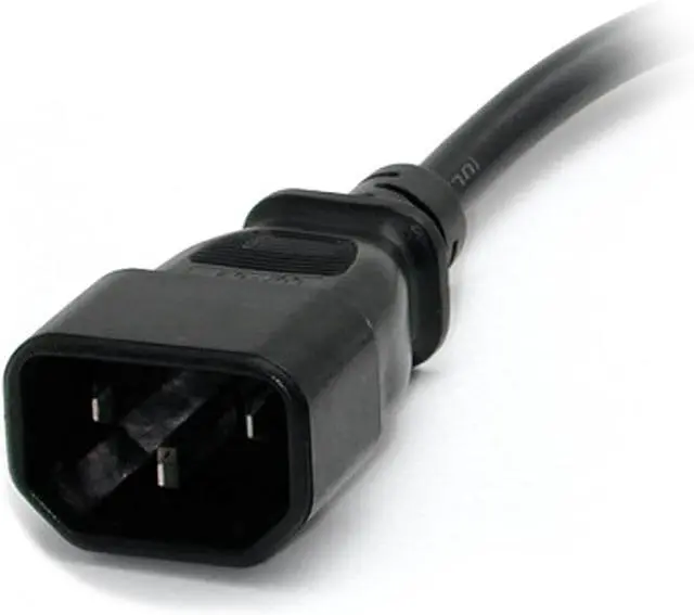 Alt view image 2 of 3 - South City Mall.com 1ft (30cm) Computer Power Cord 10 Pack - C14 to NEMA 5-15R Adapter - Multipack 3-Prong PC Monitor Cable (PAC10010PK)