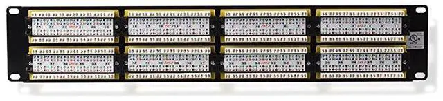 Alt view image 4 of 5 - FOR-UL Listed Rackmount or Wall Mount 48 Port Patch Panel RJ45 Patch Panel