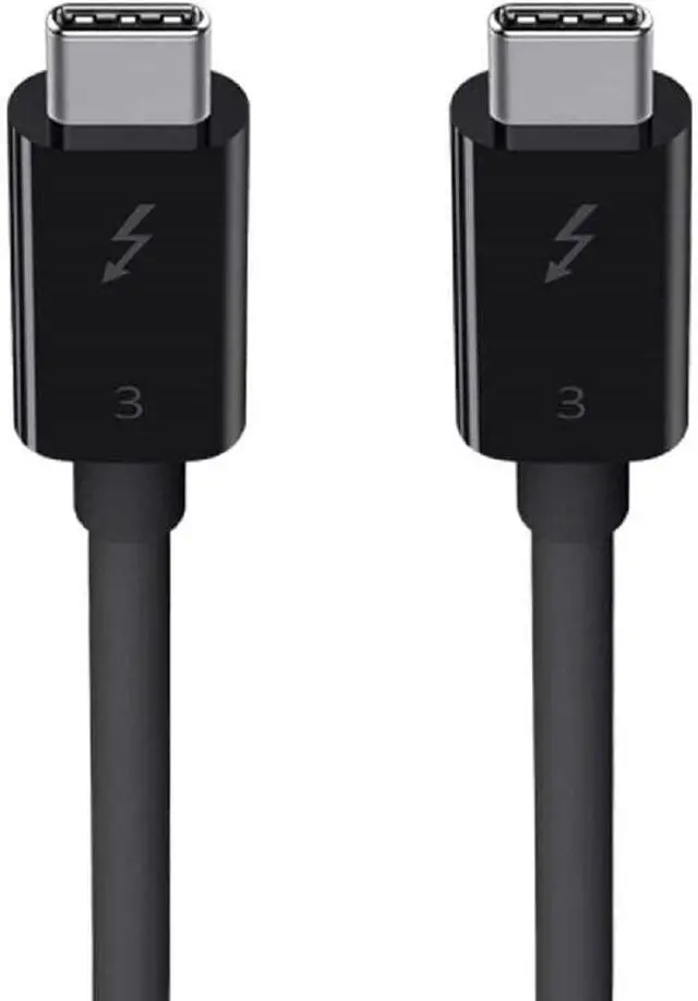 Main image of South City Mall Thunderbolt 3 Cable (100W Thunderbolt Cable, USB-C to USB-C Cable), 2.6ft/0.8M, Black