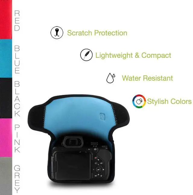 Alt view image 2 of 7 - FOR-Ultra Light Neoprene Camera Case Compatible with Nikon Coolpix P1000