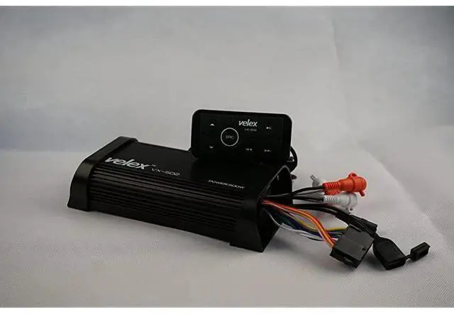 Alt view image 3 of 6 - FOR-Resistant Bluetooth Marine 4 Channel Class A/B Amplifier Media Stereo on Boats UTV ATV Golf Carts and Cars
