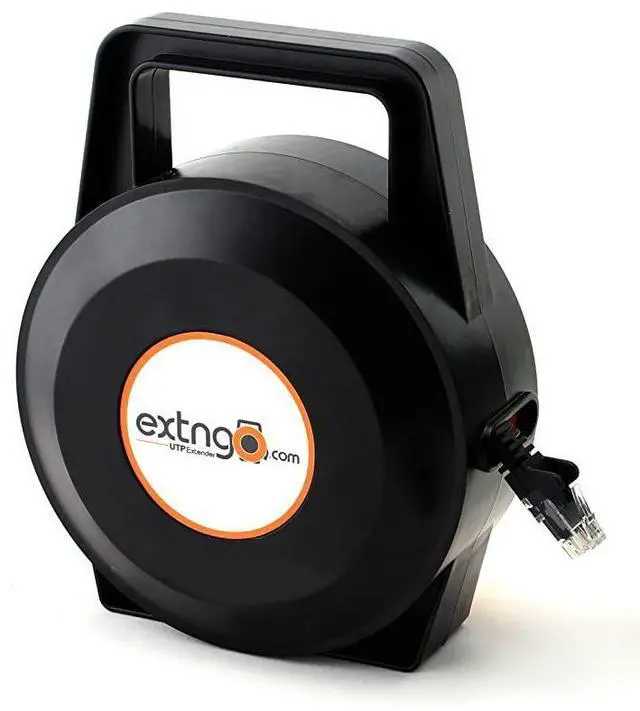 Alt view image 2 of 6 - FOR-Retractable Ethernet Cable 50 Feet 15 Meter CAT6 Flat Internet Extension Cord Reel Portable 1 Gbps Data Speed Swiftly Setup Extend Networks MaleFemale RJ 45 Connector UTP Extender