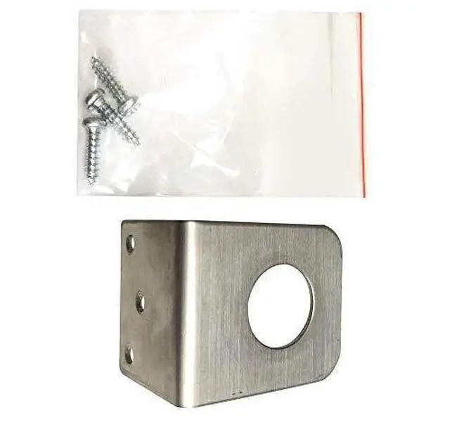 Alt view image 5 of 6 - FOR-RB100N Heavy Duty Universal 34 NMO Drill and Bracket Mount Kit Includes 20 of RG58AU Cable with a PL259 Connector Includes Rain Cap