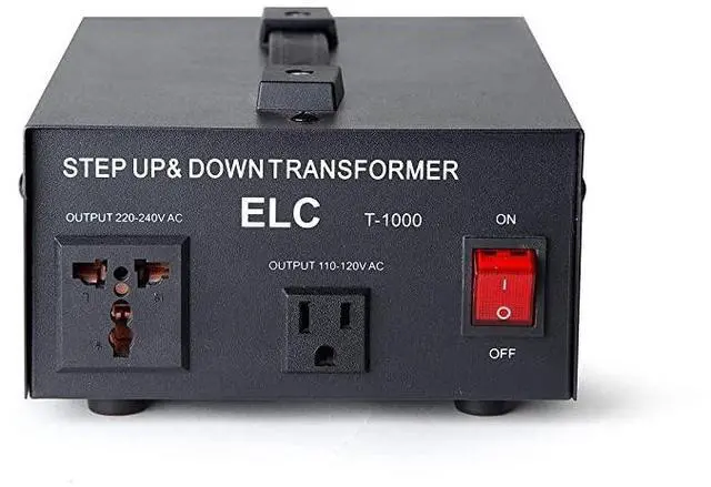 Main image of T1000+ 1000Watt Voltage Converter Transformer Step UpDown 110V220V Circuit Breaker Protection Heavy Duty 3Years Warranty