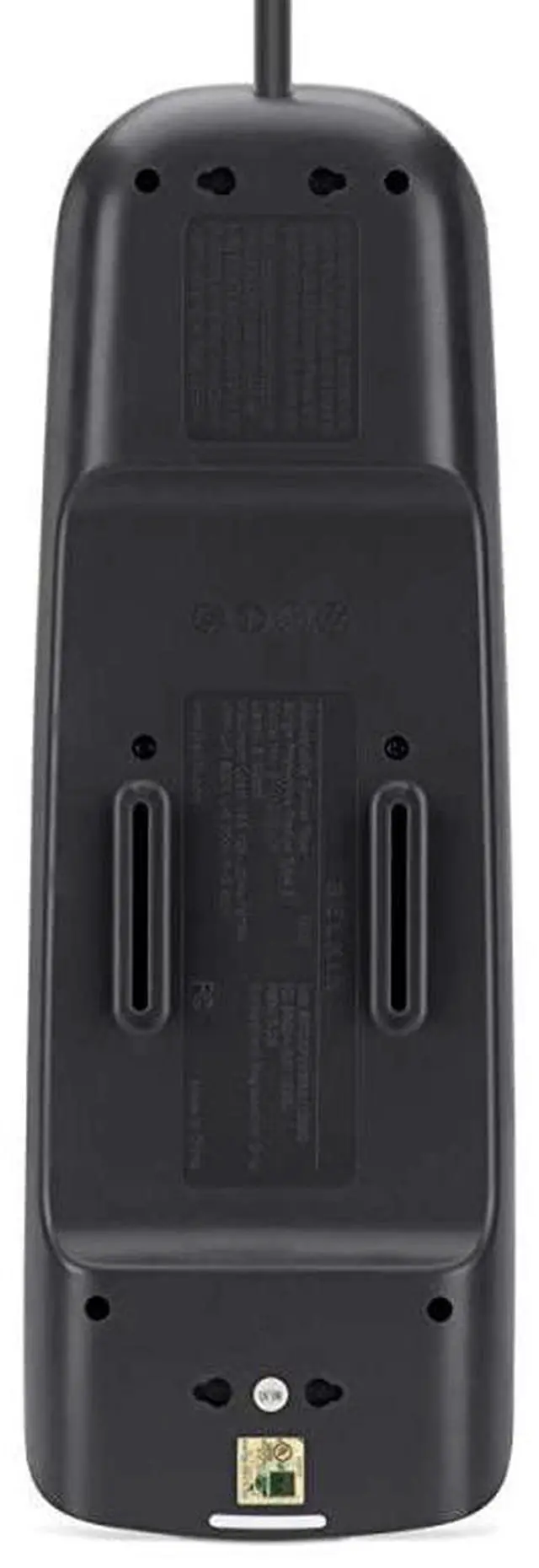 Alt view image 6 of 6 - USB Power Strip Surge Protector - 12 AC Multiple Outlets & 2 USB Ports - 6 ft Long Flat Plug Extension Cord for Home, Office, Travel, Computer Desktop & Charging Brick - White (3,996 Joules)