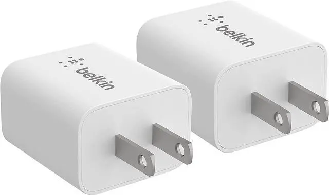 Alt view image 2 of 6 - FOR-USB-C Wall Charger 20W PD Fast Charging USB-C Adapter Ultra Compact Type C Port Mini Charging Block for iPhone 13 13 Pro 12 12 Pro 12 Pro Max 11 Pro Max Samsung Galaxy and more (2-Pack)