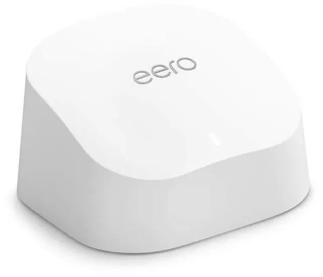 Alt view image 2 of 7 - FOR-Amazon eero 6 dual-band mesh Wi-Fi 6 router with built-in Zigbee smart home hub