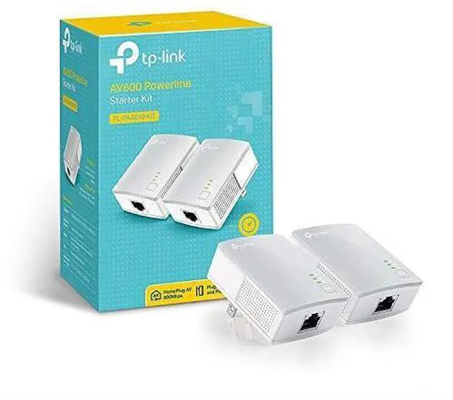 Alt view image 2 of 5 - FOR-AV600 Powerline Ethernet Adapter PlugPlay Power Saving Nano Powerline AdapterTLPA4010 KIT