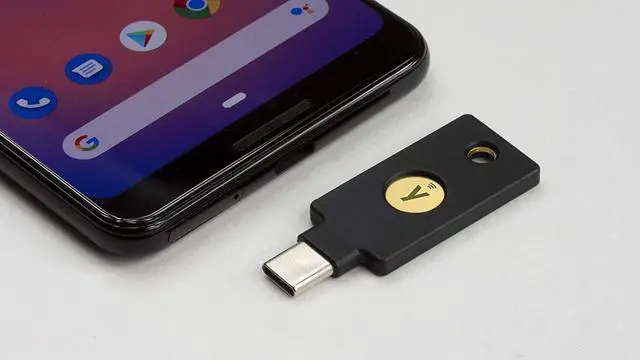 Alt view image 3 of 5 - FOR-South City Mall - YubiKey 5C NFC - Two Factor Authentication USB and NFC Security Key, Fits USB-C Ports and Works with Supported NFC Mobile Devices - Protect Your Online Accounts with More Than