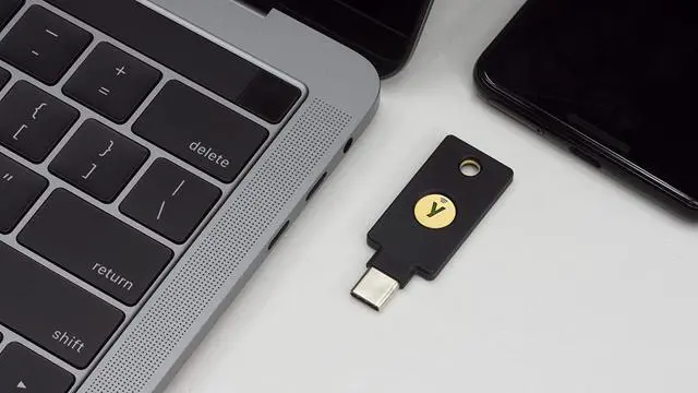 Alt view image 2 of 5 - FOR-South City Mall - YubiKey 5C NFC - Two Factor Authentication USB and NFC Security Key, Fits USB-C Ports and Works with Supported NFC Mobile Devices - Protect Your Online Accounts with More Than