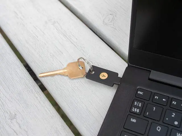 Alt view image 4 of 5 - FOR-South City Mall - YubiKey 5C NFC - Two Factor Authentication USB and NFC Security Key, Fits USB-C Ports and Works with Supported NFC Mobile Devices - Protect Your Online Accounts with More Than