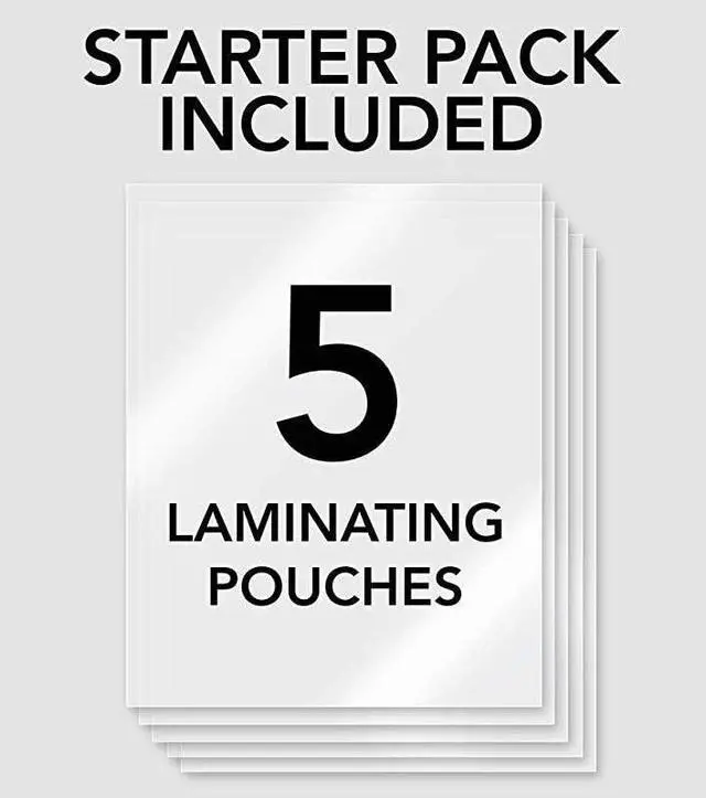 Alt view image 4 of 7 - FOR-Laminator Thermal Inspire Plus Lamination Machine 9 Inches Max Width Quick WarmUp Includes Laminating Pouches WhiteGray 1701857ECR