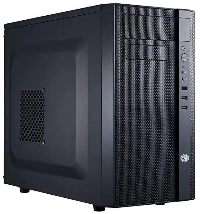 Alt view image 2 of 7 - FOR-N200 Mini Tower Computer Case with Fully Meshed Front Panel and mATXMiniITX Support