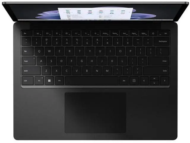 Alt view image 4 of 4 - Microsoft Surface Laptop 5 13.5" Touchscreen Notebook - Intel Core i7 12th Gen i7-1265U - Intel Evo Platform - 16 GB - 256 GB SSD - English Keyboard - Matte Black - Intel Chip - 2256 x 1504 - ...