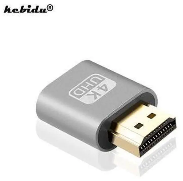 Main image of HDMI 1.4 DDC EDID Dummy Plug VGA Adapter Virtual Display Adapter Headless Ghost Display Emulator Video card Lock plate