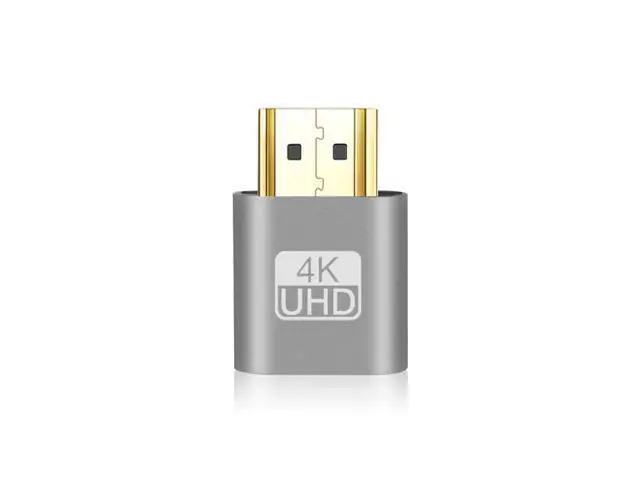 Alt view image 3 of 5 - HDMI 1.4 DDC EDID Dummy Plug VGA Adapter Virtual Display Adapter Headless Ghost Display Emulator Video card Lock plate