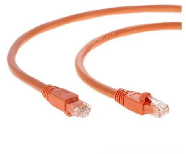 Alt view image 4 of 5 - InstallerParts Ethernet Cable CAT6A Cable UTP Booted 75 FT - Orange - Professional Series - 10Gigabit/Sec Network/High Speed Internet Cable, 550MHZ