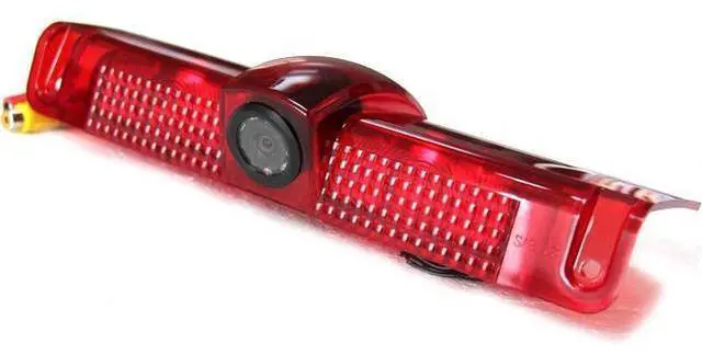 Main image of RED WOLF Third 3rd Brake Light Backup Camera for Chevrolet Express/GMC Savana 1500 2500/3500 2003-2019 Vans Upgrade Vehicle Lights w/Integrated Reverse Camera, 8 IR Night Vision, Adjustable Guidelines