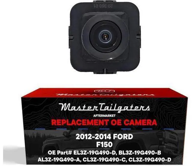 Main image of Master Tailgaters Replacement for Ford F150 (2011-2014) Backup Camera OE Part # EL3Z-19G490-D, BL3Z-19G490-B, AL3Z-19G490-A, CL3Z-19G490-C, CL3Z-19G490-D