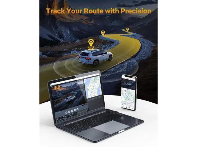 Alt view image 6 of 7 - GKU Dash Cam Front and Rear, 4K 60fps2.5K Dashcam,STARVIS Sensor, HDR, 5G WiFi GPS, 24H Parking Mode, Night Vision, 170°Wide Angle, Dash Camera for Cars with 1.47 Display, 64G SDcard (Black)