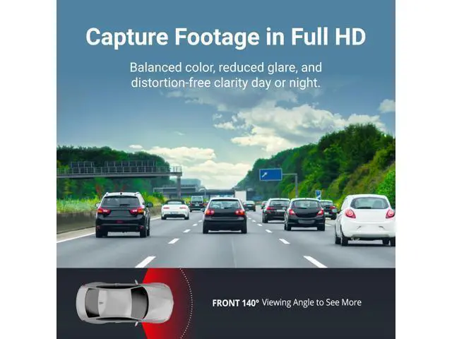 Alt view image 6 of 7 - Thinkware F70 PRO Dash Cam 1080P FHD, Wi-Fi Car Camera, 140° Wide Angle, Super Night Vision, Smart Parking Mode, G-Sensor, Includes 32GB SD Card