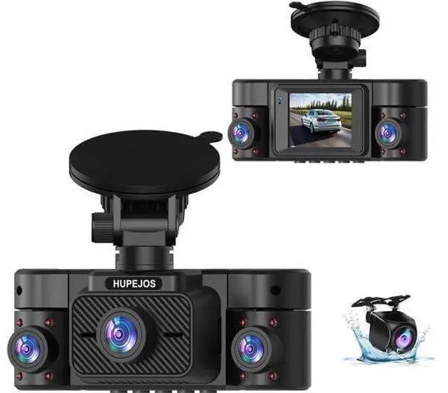 Main image of Dash Cam Front and Rear, 360 Dgree View 4 Channel Dash Camera for Cars 2K FHD, Mini Dashcam Built-in WiFi, Car Camera Free 64GB Card, Voice Control, Night Vision,WDR,24/7 Parking Mode, V30-4CH