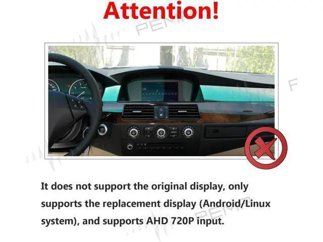 Alt view image 3 of 7 - PEMP AHD Rear Camera 720P 25FPS Parking Rear View Camera for BMW E60 E70 E90 E87