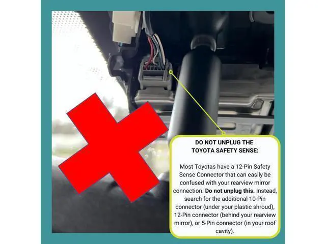 Alt view image 2 of 7 - Dongar PRO Plug & Play Parking Mode Adapter for Dash Cams, Rearview Mirror Install, 3 Modes Compatible with Select Toyota/Lexus (DGR-PMA-01)