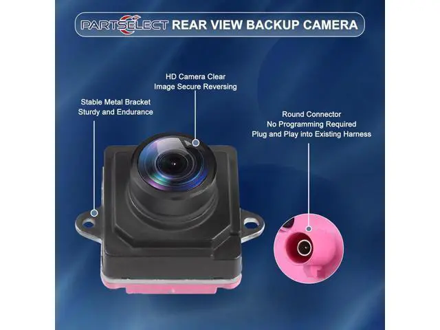 Alt view image 3 of 7 - 68452959AC Rear View Backup Camera Replacement for Jeep Wrangler 2018-2022 2.0L L4 / 3.0L 3.6L V6 Back Up Camera Replaces# 68288397AC