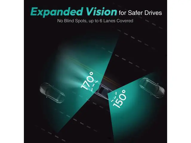 Alt view image 7 of 7 - BOTSLAB 4K Dash Cam Front and Rear, 170° Ultra Wide 4K+2K Dashcam with ADAS, Night Vision, 24/7 Parking Mode, Sony STARVIS Sensor, WDR, Free 64GB SD Card, 5.8GHz WiFi, Built-in GPS, Loop Recording