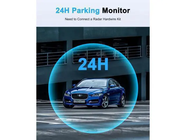 Alt view image 6 of 7 - Dash Cam 4 Channels 360° Front Rear Inside DashCam, 4K Full HD Car Camera with 128G Card, Built-in Wi-Fi GPS, 3.18 IPS Screen, WDR Night Vision, 24H Parking Mode (Z700)