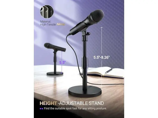 Alt view image 6 of 7 - FIFINE USB/XLR Dynamic Microphone for Podcast Recording, Studio Handheld Mic Set with Desktop Stand for Vocal, Voice Over, Streaming, Black-AmpliTank TANK2