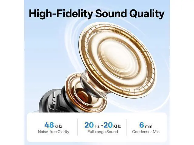 Alt view image 5 of 7 - Mini Wireless Lavalier Microphone for iPhone ipad Android, Noise Reduction and Mute, 33h Charging Case, AI Voice Changer, 131FT Range, Mini Lapel Mic for Video Recording, Vlogging, YouTube