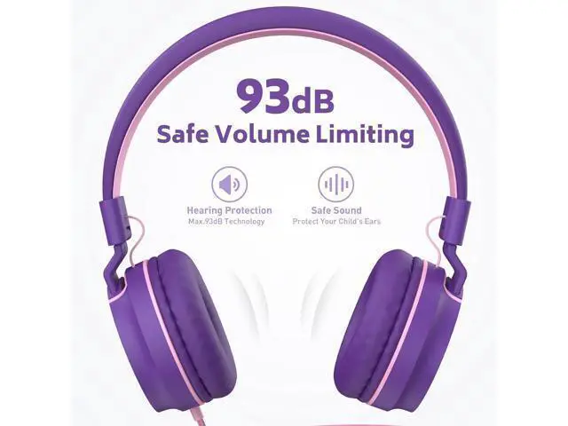 Alt view image 6 of 7 - AILIHEN Kids Headphones Bulk 10-Pack for K-12 School Classroom, On-Ear Wired Headset with Microphone for Students Children with 93dB Volume Limited, 3.5mm Jack for Chromebooks Tablets Laptop Computer