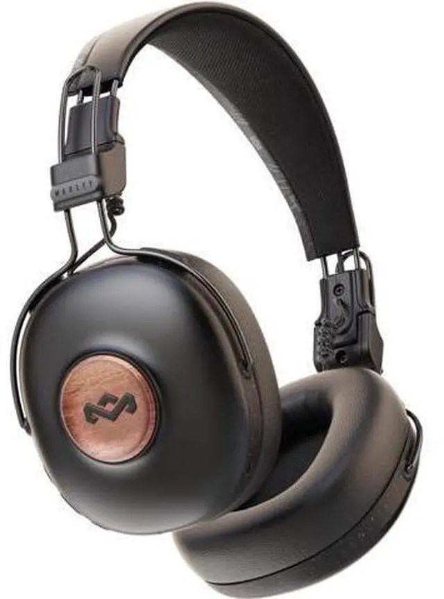 Main image of House of Marley Positive Vibration Frequency: Over-Ear Wireless Headphones with Microphone, Wireless Bluetooth Connectivity, 34 Hours of Playtime and Quick Charge Technology, Signature Black