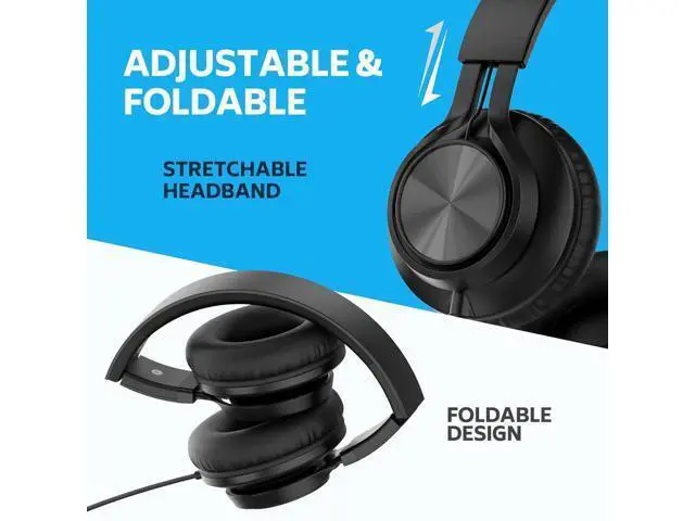 Alt view image 4 of 7 - AILIHEN Classroom Headphones Bulk Wired for School, 12 Pack Headsets with Microphone for K-12 Grade Classroom, Students, Teens, 3.5mm Jack for Chromebook, Computer, Laptop (Black)