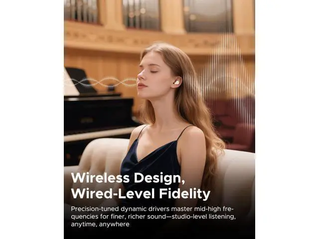 Alt view image 7 of 7 - SoundPEATS H3 Hi-Res Wireless Bluetooth Headphones with LDAC, aptX Lossless, Triple Units (1DD+2BA), 55dB Active Noise Cancellation, 6 AI Microphones, Transparent Mode, BT5.4, APP, 37H, IPX5