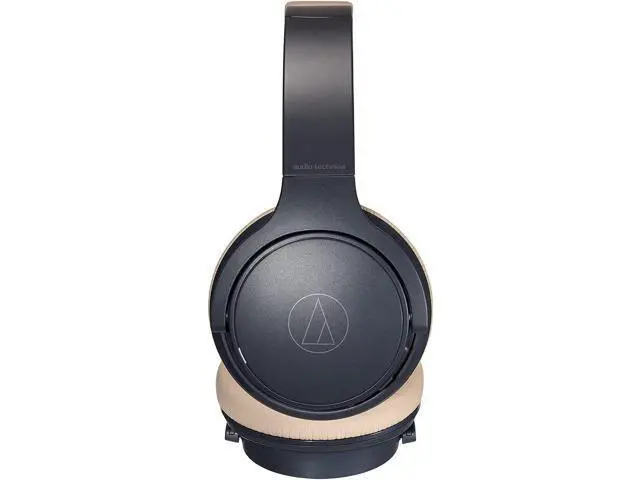 Alt view image 2 of 7 - Audio-Technica ATH-S220BTNBG Wireless On Ear Headphones, Navy/Beige